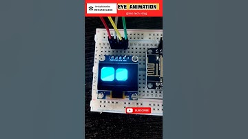 eye animation oled with an  esp 8266. #oled #nodemcu