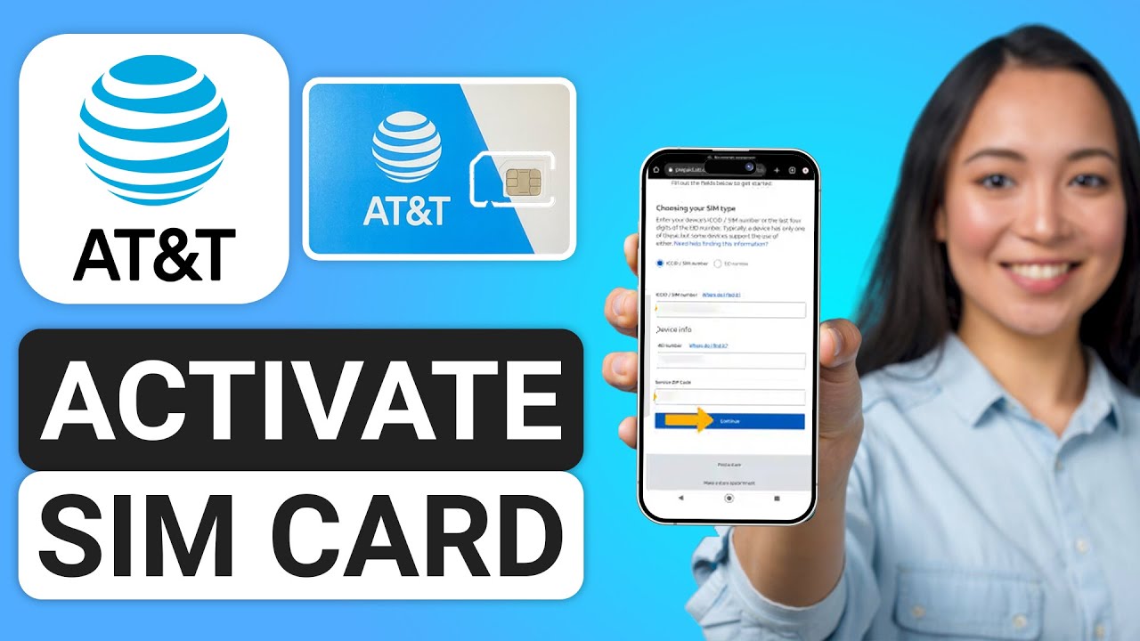 How To Activate AT&T Prepaid Sim Card (Full Guide) - YouTube