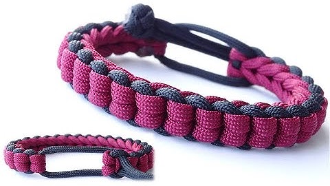Make a "Clean" Mad Max Style Endless Falls Paracord Survival Bracelet-CBYS Paracord Tutorial