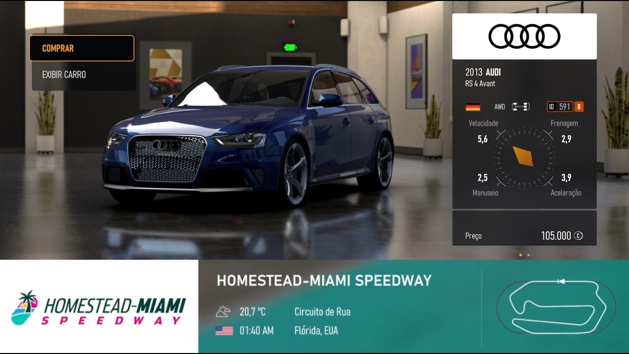 Copa dos Construtores - Homestead-Miami Speedway com Audi RS 4 Avant 2013 - Série Classe B