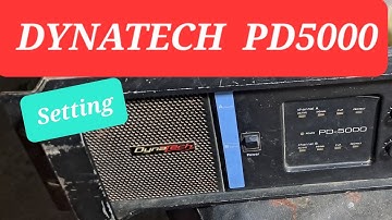 DYNATECH PD5000 BACK PANNEL SETTING