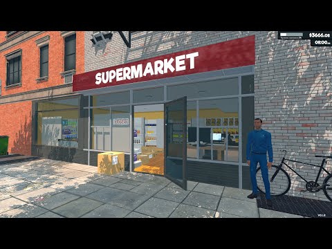 Видео: Supermarket Simulator открываю лицензии 56 уровня