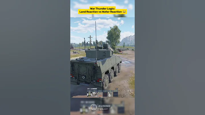 War Thunder Logic: Land Reaction vs Water Reaction 😂 . #warthunder