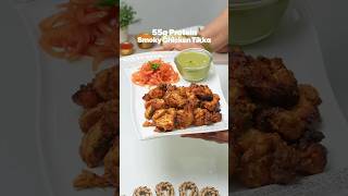 55g Protein No Oil SMOKY CHICKEN TIKKA🍗 #shorts #ashortaday #chicken
