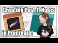 Creating Post-it Notes in Procreate