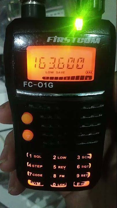 HT Firstcom FC - 01G, Pantauan lalu lintas sore dan channel breaker (briker)