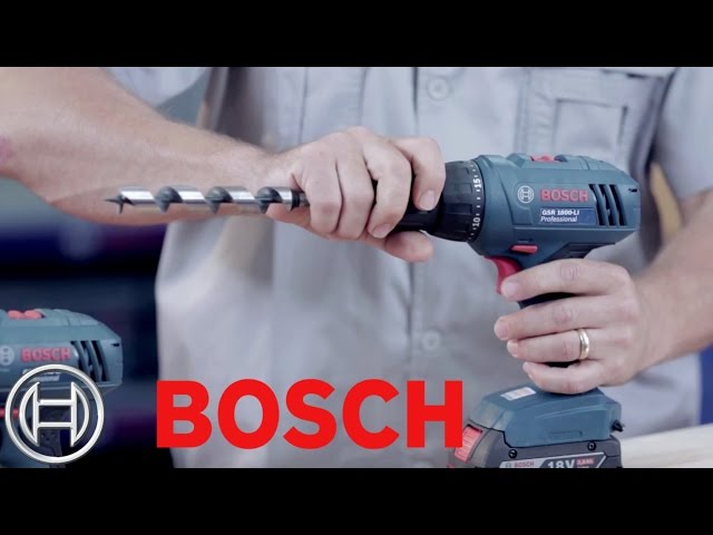 Bosch Cordless Drill Screwdriver - Bosch GSR 1440-LI Professional / GSR 1800 -LI Electric Screwdriver - YouTube