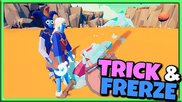 TRICK & FREEZE! Jester and Ice Mage vs Every Faction 2v1 - TABS Gameplay Unit Creator Update