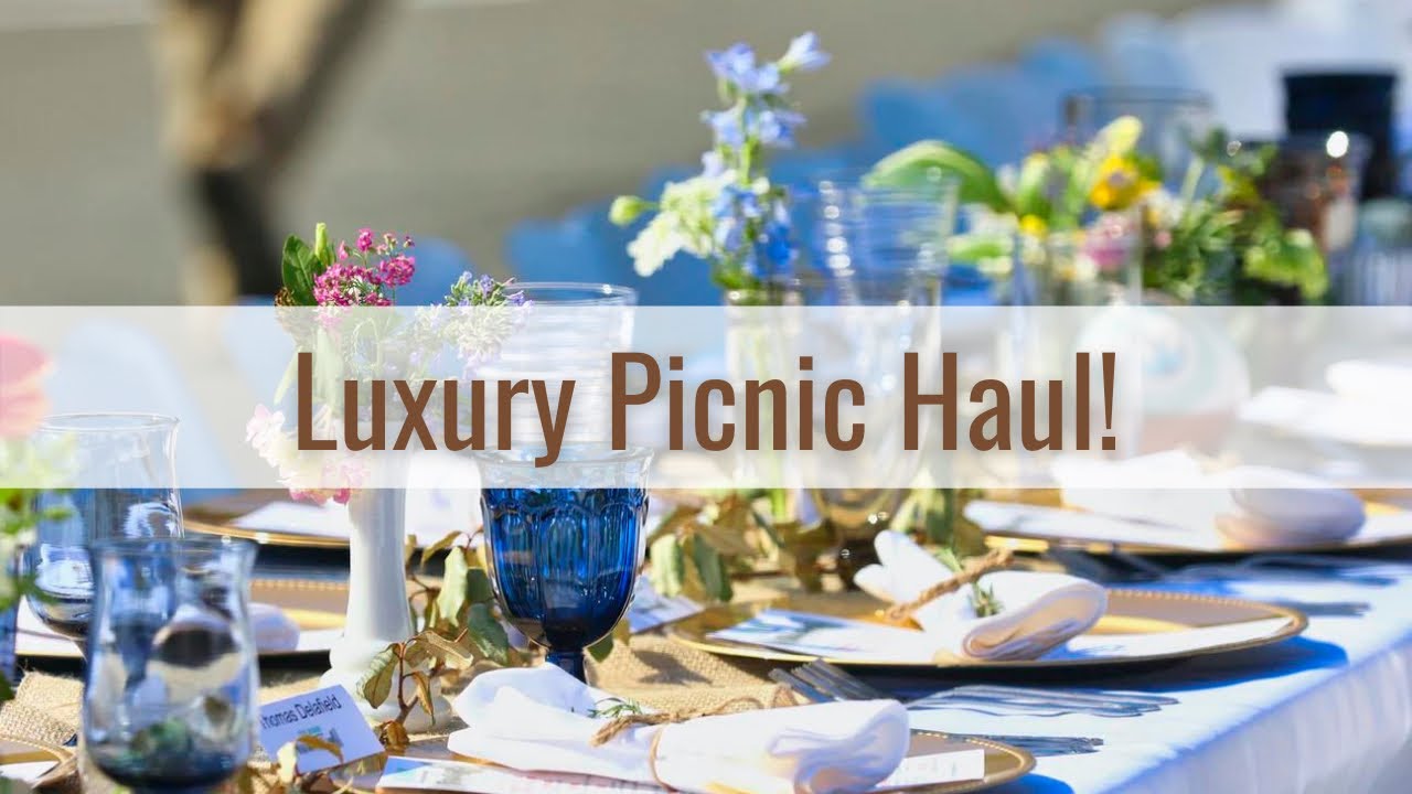 Amazon FINDS and MUST Haves For Your Luxury Picnic Business LUXURY