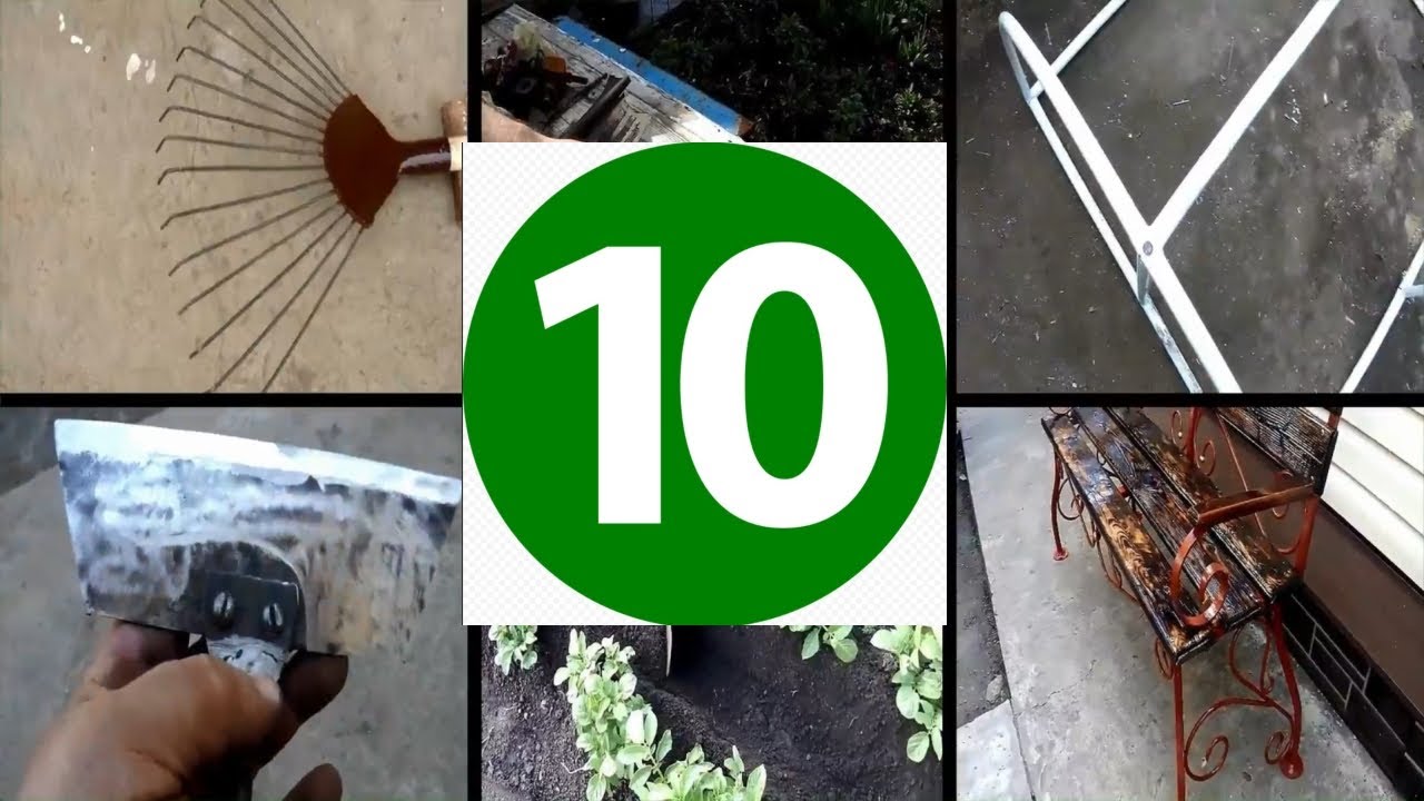 ТОП 10 Идей для сада , дома и огорода своими руками! TOP Ideas for garden, home with your own hands