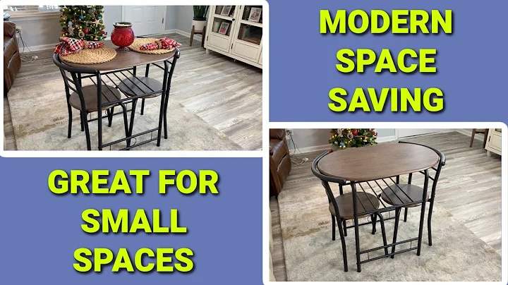 The Perfect 3-Piece Set Dining Set for Apartments & Small Spaces
