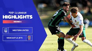 Western United FC v Newcastle Jets - Highlights | Isuzu UTE A-League 2023-24 | Round 04