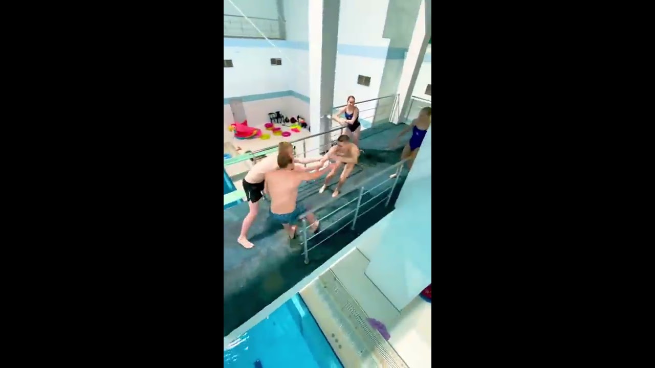 Prank Went Wrong In Swimming Pool Shorts