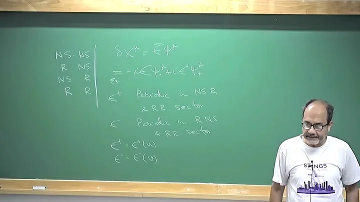 Lecture 2 String Theory 2: Fermionic Strings by Ashoke Sen (2025-01-23)
