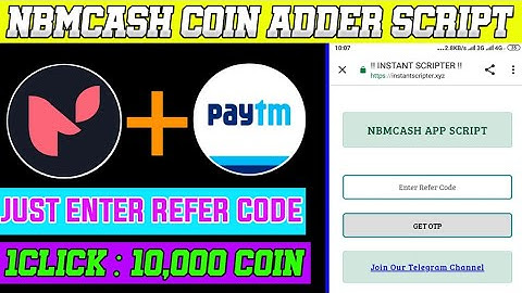 Nbmcash App Coin Adder Script || Nbmcash Ulimatied Coin Adder Script || New Without Token Script