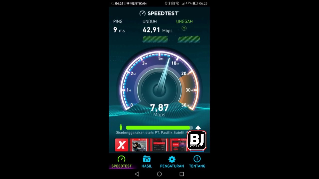 Speedtest XL 4G vs Indihome di Majalengka YouTube