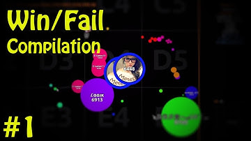 Agar.io - Win / Fail Compilation #1 // AWESOME DOBLESPLIT , POPSPLIT, TRICKSPLIT, DOBLETRICK!!