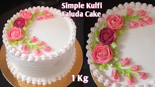 Simple Kulfi Faluda Cake | New Design Cake Recipe | by Creative cooking