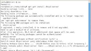 KONFIGURASI DHCP SERVER (Debian 6)