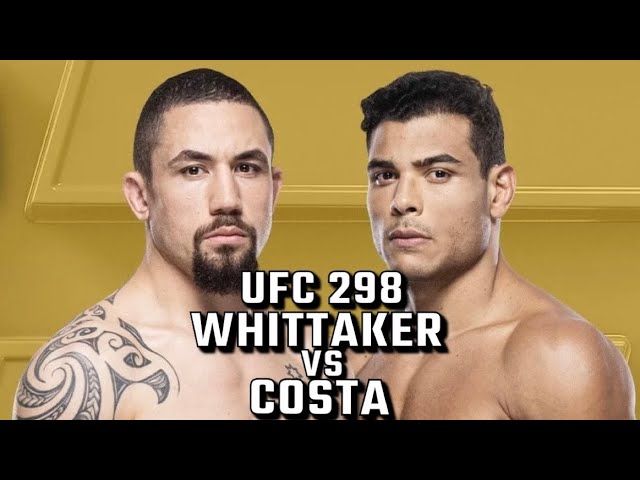 Whittaker contra Costa fue la pelea estelas de la UFC 298.