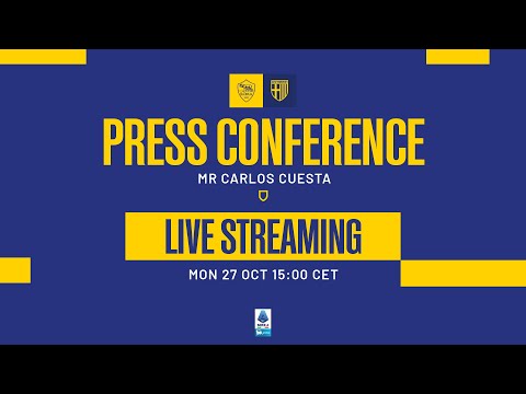 Live – Carlos Cuesta alla vigilia di Roma-Parma