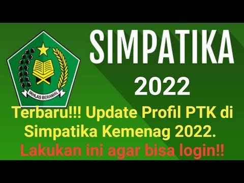 Update Profil PTK di akun Simpatika Kemenag 2022