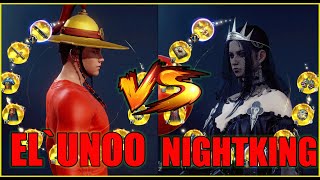 EL`UNOO TOP GLOBAL WARRIOR  VS NIGHTKING  TOP1 GLOBAL DARKIST | FRIENDLY DUEL | MIR4 screenshot 5