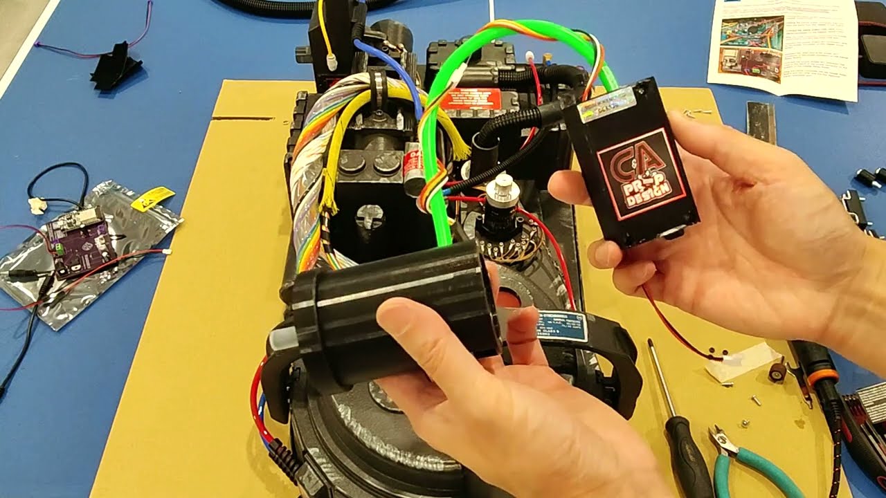 Haslab Proton Pack N Filter Vent Smoke Kit!!! Install Video!!! C&A Prop Design!!!