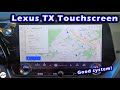 2024 lexus tx  infotainment review  touchscreen howto apple carplay  android auto bluetooth