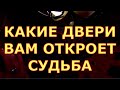 КАКИЕ ДВЕРИ ВАМ ОТКРОЕТ СУДЬБА таро любви онлайн сегодня