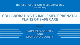 QIC-CCCT Demonstration Site Spotlight Webinar