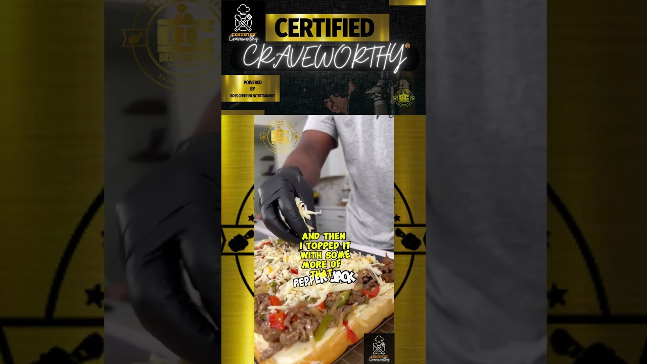 CERTIFIED CRAVEWORTHY | EP 1. | CHEESESTEAKS SLIDERS