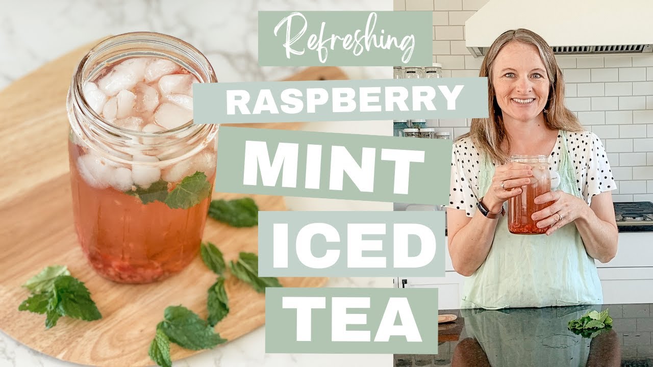 Raspberry Mint Iced Tea