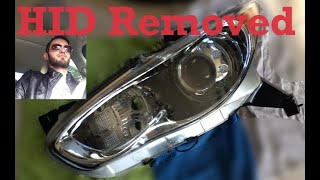 Removing HID Headlight Assembly