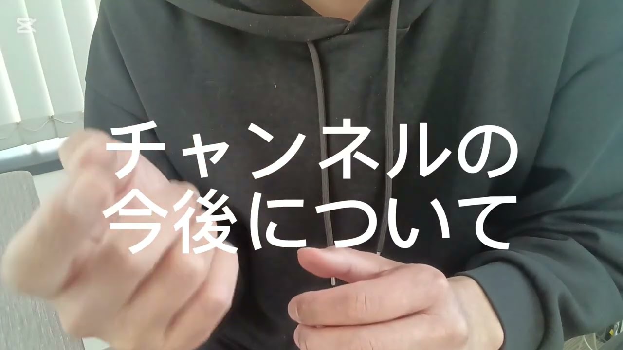 チャンネルの今後について
