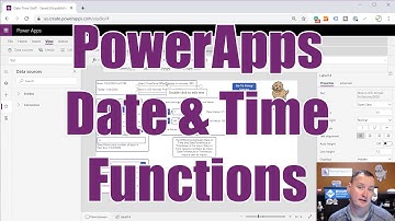 PowerApps Date and Time Functions