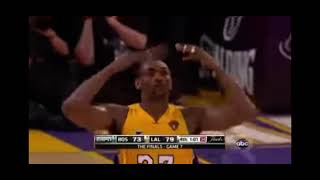 Metta World Peace Three Pointer vs. Celtics in Game 7 NBA Finals 2010