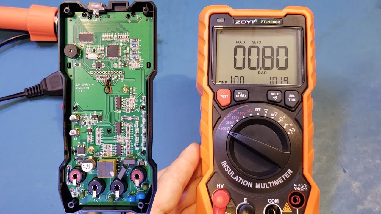 ZOYI ZT-1000R Insulation Tester Review/Teardown