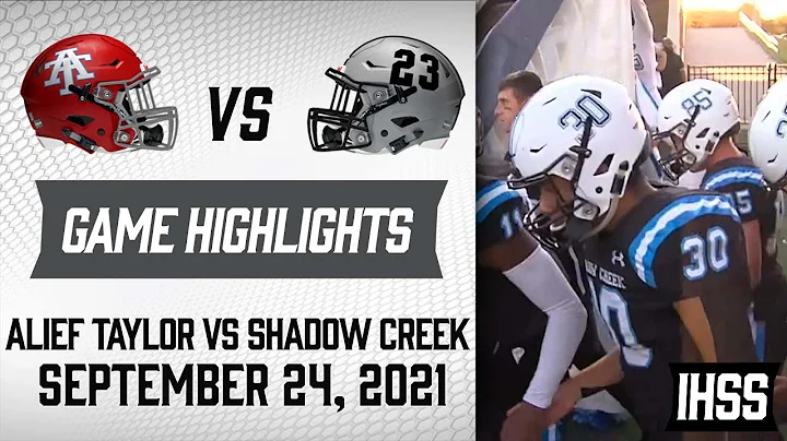 Alief Taylor vs Shadow Creek  -  2021 Week 5 Footb...