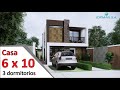 modelo de casas de dos pisos *(Casa 6x10 metros)