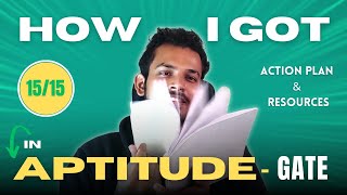 How to Complete Aptitude for GATE | Full Action Plan and Resources