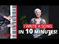 I Write A Piano Song In 10(ish) Minutes (No Preparation)