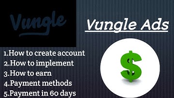 Vungle Adnetwork! How to create account on vungle ads and earn money?