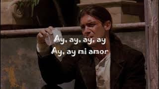 ANTONIO BANDERAS  - CANCIÓN DEL MARIACHI  LETRA/LYRICS
