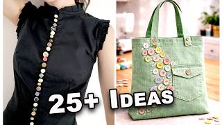 25+ Ideas to Transform Old Buttons Into Stunning Fashion Pieces