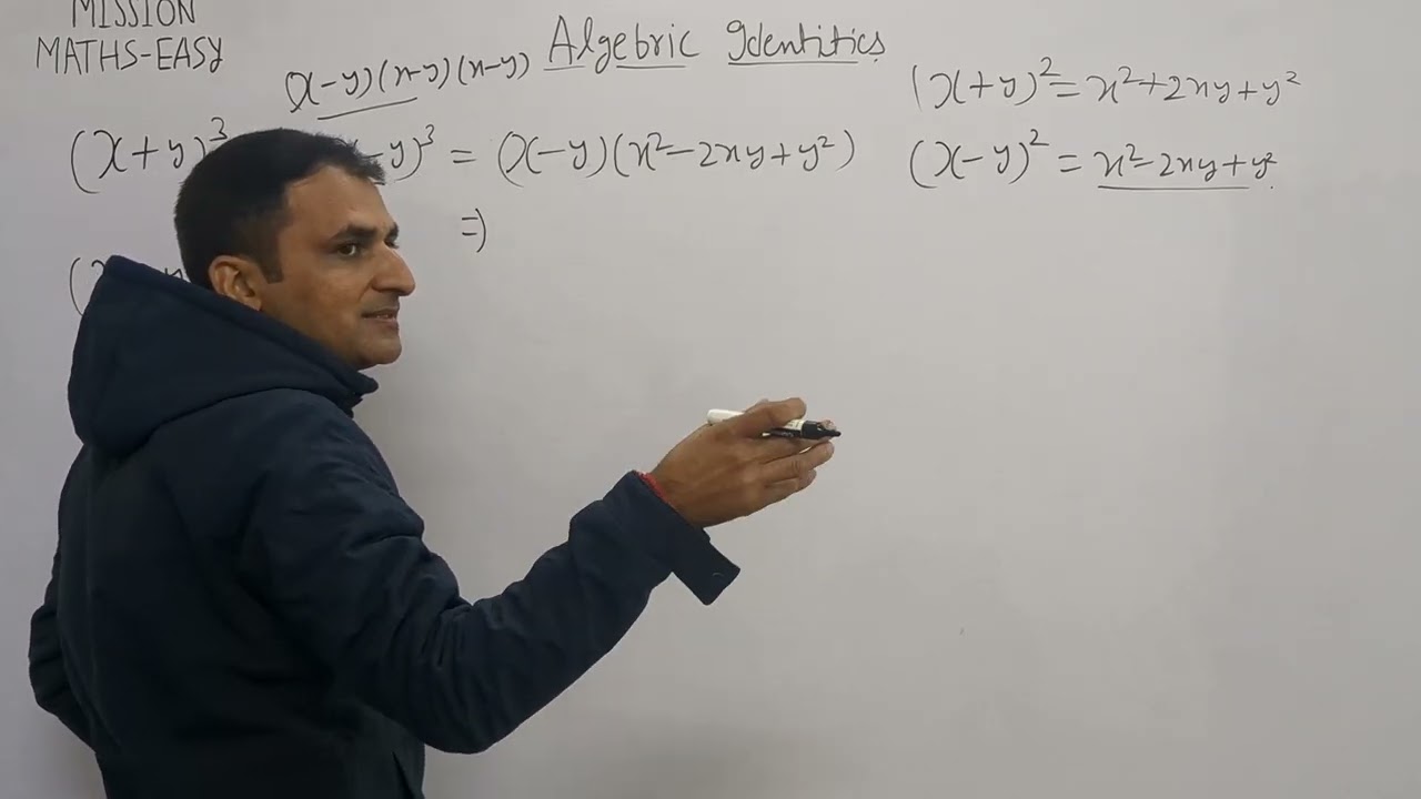 Cubic identities class 9 NCERT 