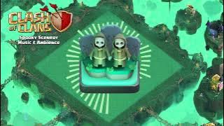 Spooky Scenery Ambience & Music | Clash of Clans