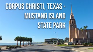 Corpus Christi to Mustang Island State Park! Drive with me on a Texas highway!