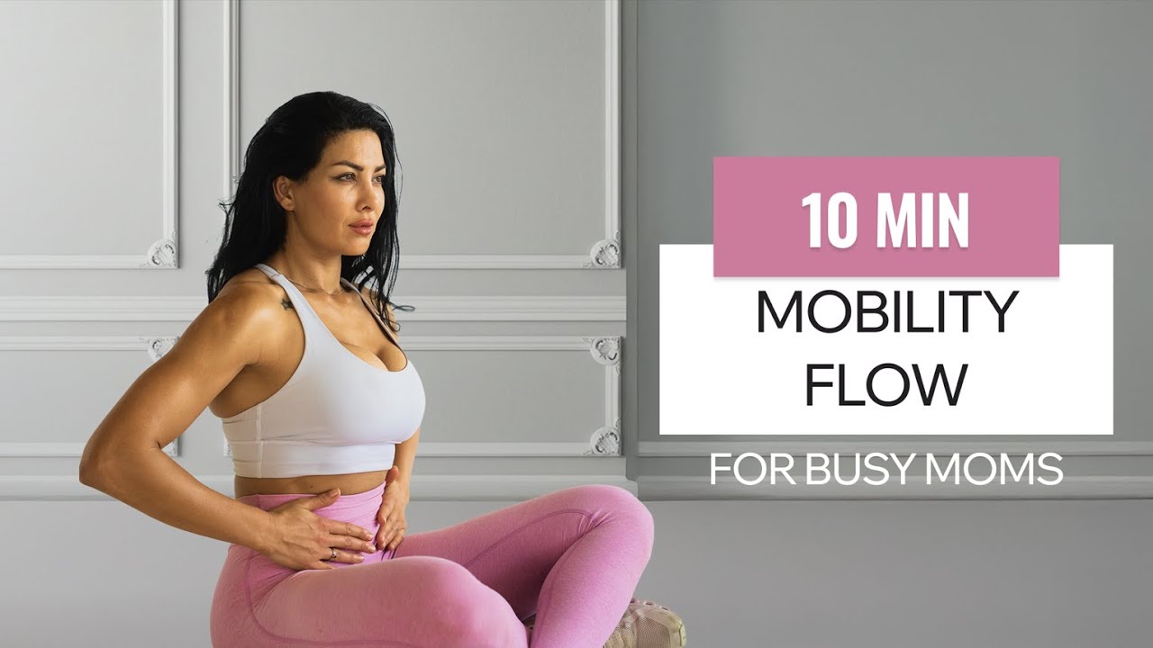 Lower Body Mobility Flow for Busy Moms | Stretch, Release & Strengthen