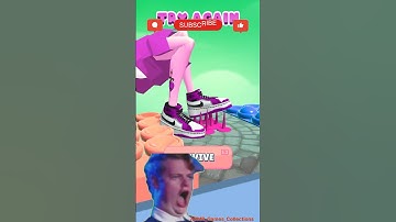 ASMR Tippy Toe Try Again😂 | tippy toe 3D #shorts #tippytoe #satisfying  #asmr